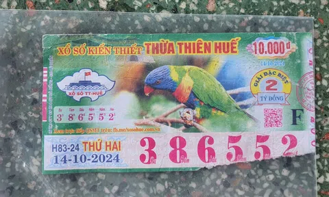 Thông tin mới về số phận tờ vé số trúng giải đặc biệt 2 tỷ đồng ở Huế