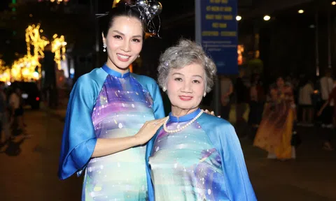 Vợ ca sĩ Hoàng Bách: "Đại sứ Áo dài là kỷ niệm vô giá, món quà tuyệt vời nhất của cả gia đình"