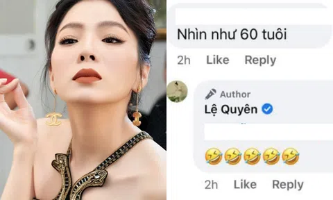 Đăng ảnh ăn vận "chanh sả", Lệ Quyên bị netizen chê "già như 60 tuổi" và đây là emoji cô sử dụng để phản ứng
