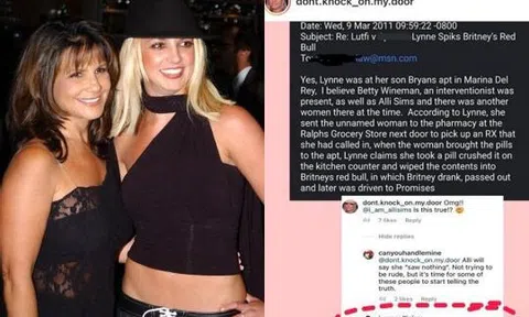 Sốc: Mẹ ruột Britney Spears từng chuốc thuốc mê lừa cho đi cai nghiện
