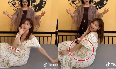Hari Won mặc đồ rộng nhưng vẫn lộ bụng lùm lùm nghi bầu bí?