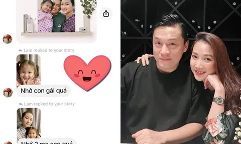 Vợ Lam Trường khoe tin nhắn với chồng sau tin đồn ly hôn