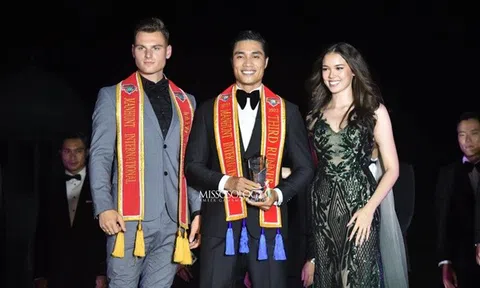 Trần Mạnh Kiên đăng quang Á vương 3 Manhunt International 2022