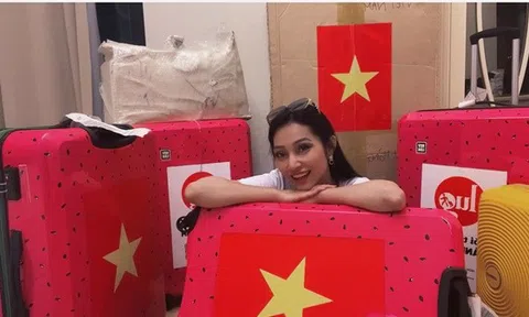 Lâm Thu Hồng oà khóc vì hạnh phúc khi nhận được hành lý sau 7 ngày thất lạc