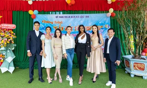 Hoa hậu Siêu quốc gia Lalela Mswane, Hoa hậu trái đất Angela Ong về Lâm Đồng làm thiện nguyện
