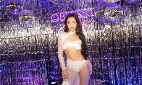Trà Ngọc Hằng khoe vòng eo sexy, dự show thời trang