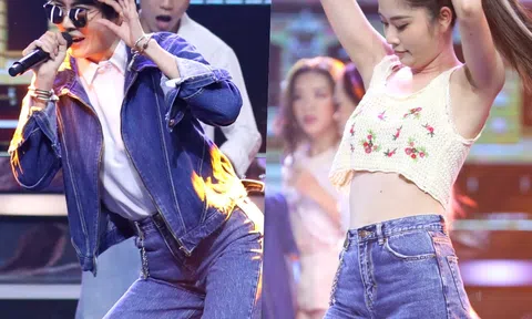 Nam Anh gây bất ngờ khi cải nam trang hát chào sân tại "Trời sinh một cặp"