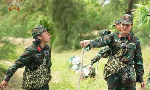 Thiên Ân, Trang Hý sang chấn tâm lý với thử thách bắt rắn, kỳ nhông