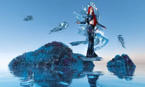 Lệ Nam hóa mỹ nhân ngư "rực lửa" trong bộ ảnh độc đáo 