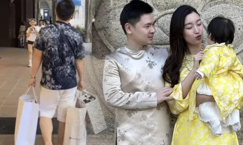 Nàng hậu Đỗ Mỹ Linh 'nịnh chồng' cực khéo