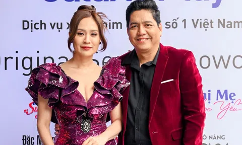 Vợ chồng Thanh Thúy - Đức Thịnh tông xuyệt tông sánh đôi dự ra mắt chuỗi phim Việt