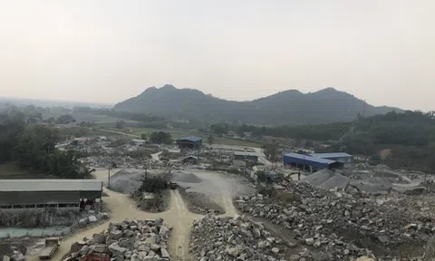 Khai thác đá sai quy định, một doanh nghiệp bị xử phạt 275 triệu đồng