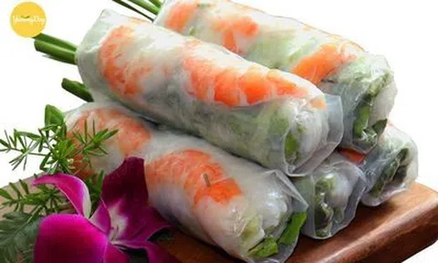 Công thức làm món gỏi cuốn tôm thịt siêu đưa miệng