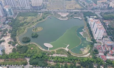 Công viên Phùng Khoang vẫn ngổn ngang sau gần 7 năm thi công