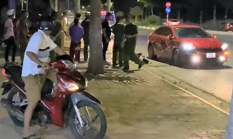 Điều tra vụ xô xát, đâm xe ô tô vào nhau nghi liên quan vay mượn nợ