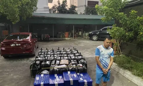 Bắt nhóm đối tượng dùng máy trộn bê tông chế tạo pháo nổ