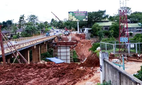 Xác minh đơn vị thi công vi phạm công trình thủy văn Quốc gia