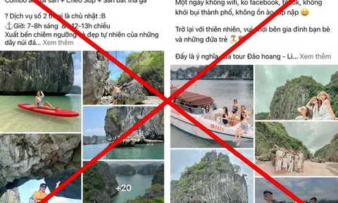 Quảng Ninh: Xử lý nghiêm du lịch tự phát trên vịnh Hạ Long