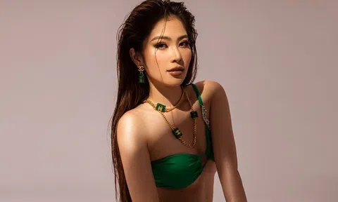 Lệ Nam khoe vòng 3 rực lửa trước thềm Miss Universe Vietnam 2023