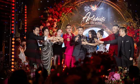 Mới đầu năm, nữ doanh nhân Bích Nguyệt đã mở tiệc xa hoa bậc nhất Hà thành