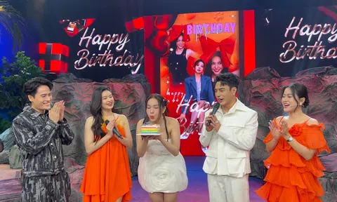 Khả Như hào hứng đón tuổi mới tại trường quay Đấu Trường Âm Nhạc 2024