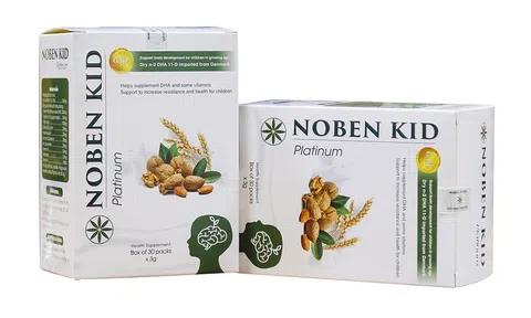 Người tiêu dùng cẩn trọng khi sử dụng thực phẩm bảo vệ sức khỏe Noben Kid Platinum