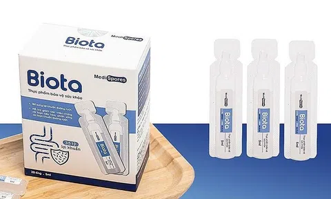 Thực phẩm bảo vệ sức khỏe Medispores Biota vi phạm Luật Quảng cáo