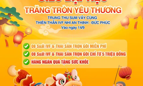 Hệ thống Đức Phúc - An Thịnh tổ chức chương trình trung thu hội ngộ thiên thần IVF mở ra nhiều cơ hội cho các gia đình mong con