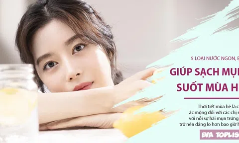 5 loại nước ép ngon, bổ, rẻ giúp làn da mịn màng, sạch mụn suốt mùa hè