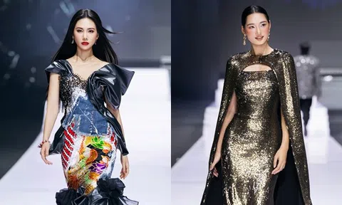 Hoa hậu – Á hậu Miss Universe Vietnam khuấy đảo sàn diễn  AVIFW Thu đông 2025