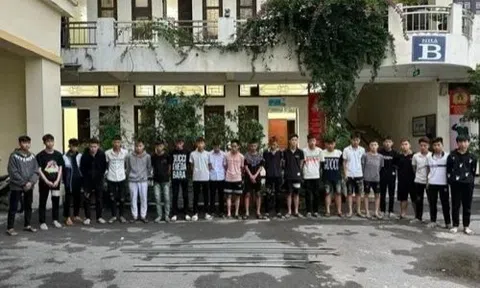 Bắt nhóm "trai làng" cầm phóng lợn đi hỗn chiến gây tai nạn chết người