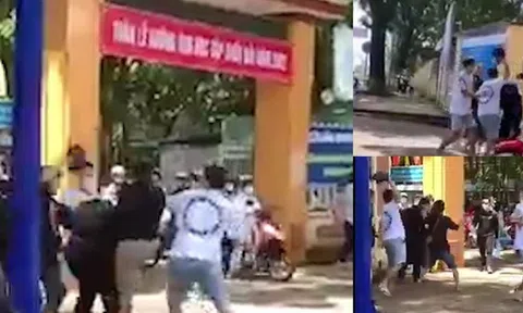 Xác minh vụ nam sinh lớp 12 bị 4 người vây đánh trước cổng trường
