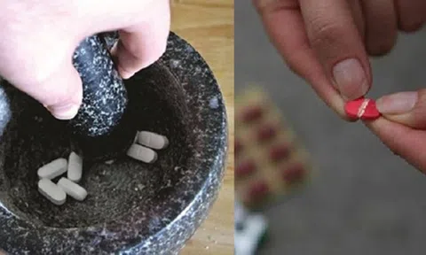 Có nên nghiền, bẻ thuốc cho dễ uống?