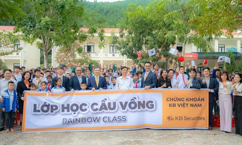 Công ty Chứng khoán KB hỗ trợ môi trường học tập cho trẻ em vùng cao