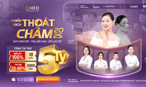 Chiến dịch “Thoát Chàm 2025”: Hỗ trợ lên đến 100% chi phí điều trị cho người bị chàm bớt