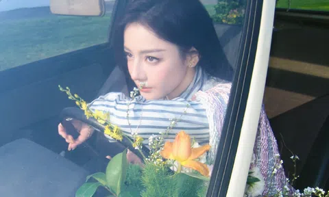 Địch Lệ Nhiệt Ba khoe nhan sắc gây thương nhớ trước khi lên đường dự Paris Fashion Week