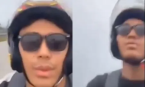 Clip: Vừa đi vừa quay video trên cao tốc, nam thanh niên vô tình ghi lại khoảnh khắc cuối đời khi bị xe tải đâm