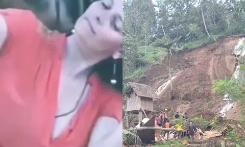 Clip: Ám ảnh khoảnh khắc cuối cùng của cô gái trong vụ lở đất trước khi thảm kịch xảy ra khiến 2 vợ chồng tử vong