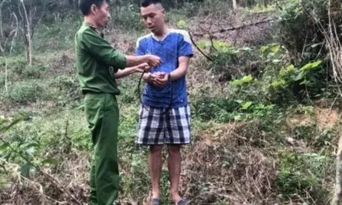 Bắt được phạm nhân vượt ngục khi đang lẩn trốn trong rừng ở Thanh Hóa