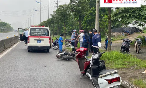 Hà Nội: Nam thanh niên chấn thương nặng nghi do tự gây tai nạn khi điều khiển xe máy