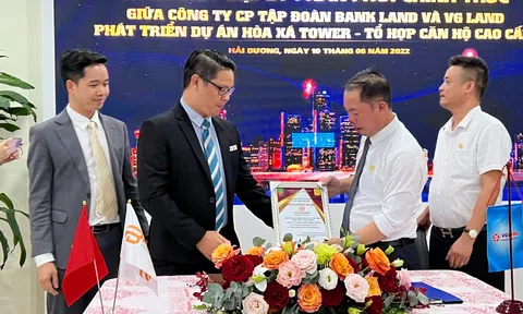 Bank Land và VG Land trở thành đối tác chiến lược, đồng hành phân phối dự án căn hộ cao cấp Hòa Xá Tower
