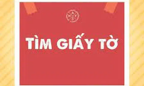 Tìm giấy tờ