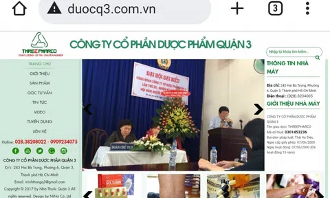 Dính nhiều vi phạm, công ty Cổ phần Dược phẩm quận 3 và quận 10 bị xử phạt