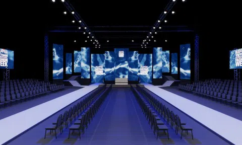 Choáng ngợp sân khấu gần 300m màn hình led của Tuần lễ Thời trang Quốc tế Việt Nam thu đông 2023