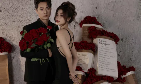 Đăng Khôi lịch lãm chuẩn “hoàng tử Vbiz”, tình tứ không rời bên bà xã Thủy Anh trong bộ ảnh Valentine