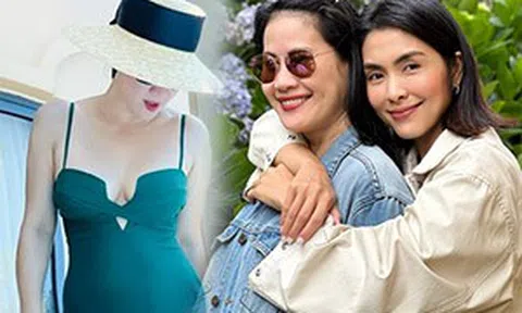 Cận cảnh nhan sắc chị gái Tăng Thanh Hà, mẹ 2 con mà làn da vóc dáng quá xuất sắc