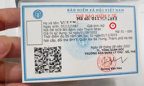 Ký hiệu đặc biệt trên thẻ BHYT tiết lộ mức hưởng cụ thể khi tham gia khám chữa bệnh