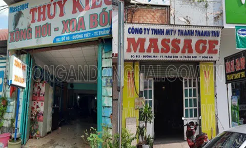 Bắt quả tang hàng loạt nhân viên masage "tắm tiên", kích dục cho khách