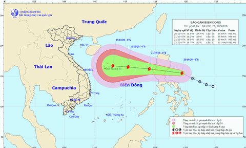 Bác bỏ thông tin giả mạo về bão số 8