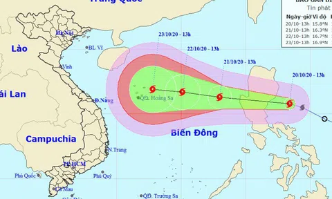 Bão số 8 hướng đi phức tạp và đang mạnh thêm